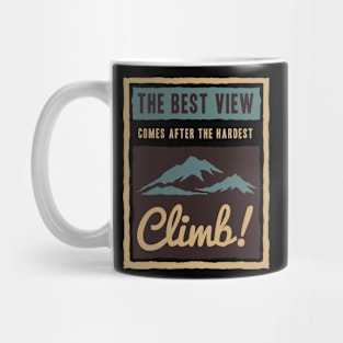 The hardest climb Mug